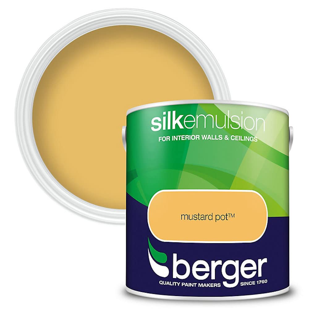 Berger 2.5L Silk Emulsion Mustard Pot