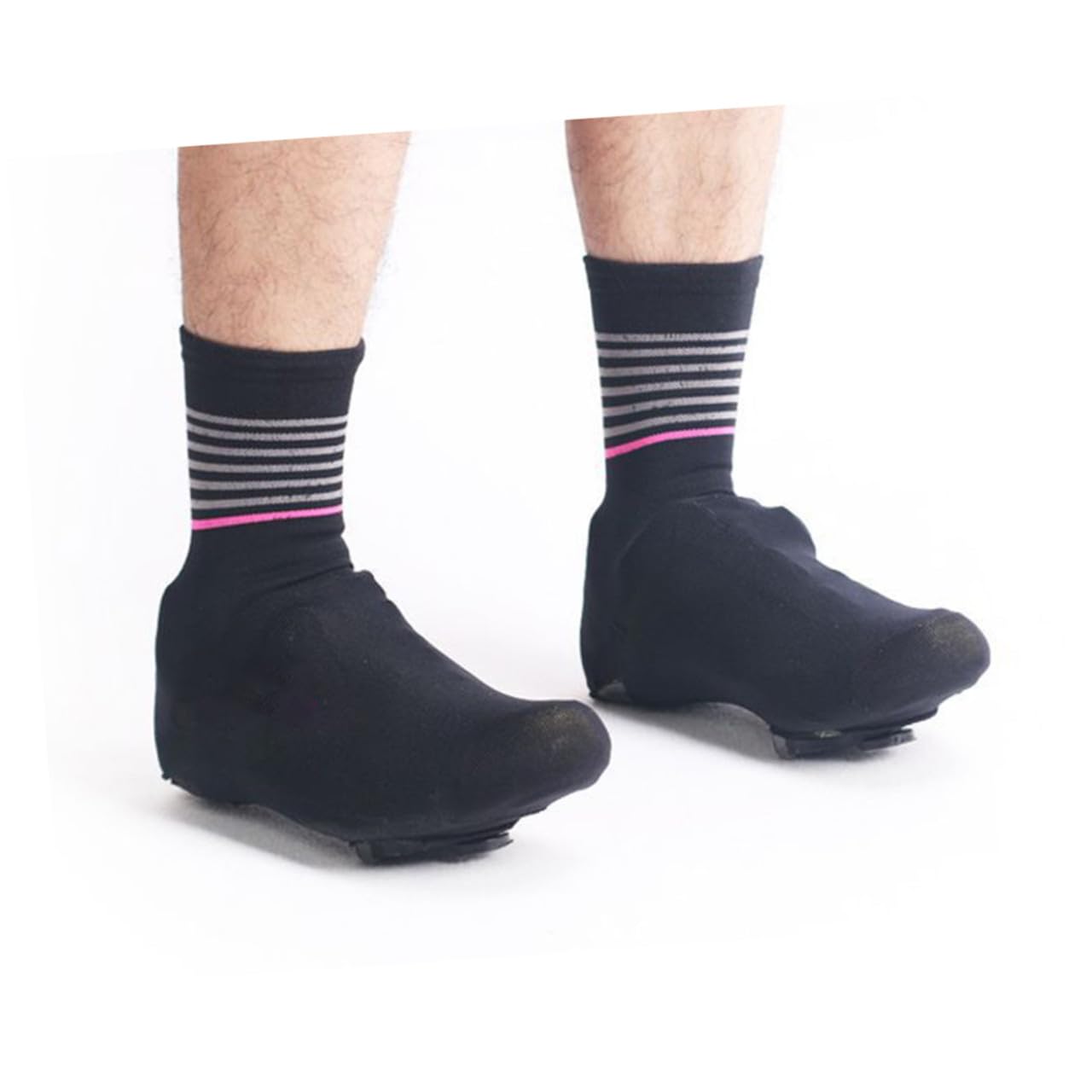 Hemobllo Cubierta de Zapatos al Aire Protector de Zapatillas Women Bike protección cubrezapatillas de Bicicleta de Carretera Cubierta del Zapato cubrezapatos para Ciclismo Black