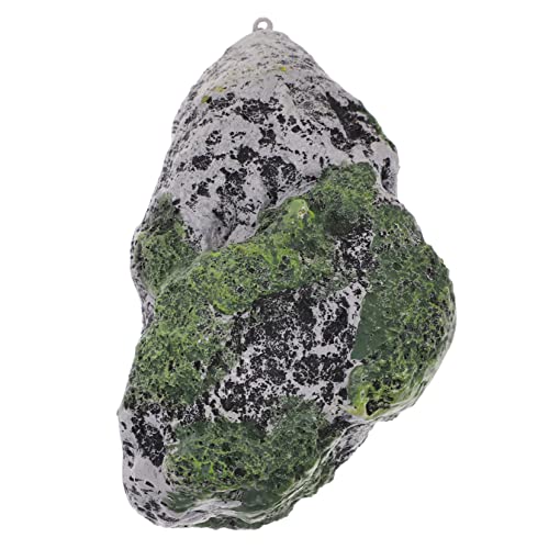 UPKOCH ?真浮石 水族館の装飾 水族館の洞窟 吊り岩 水族館ロック 人工の石の装飾 人工的な 浮き石飾り 庭 装飾的な水槽の石 小さな苔石の装飾 水中苔石 水族館浮遊石の装飾 人工の苔 樹脂