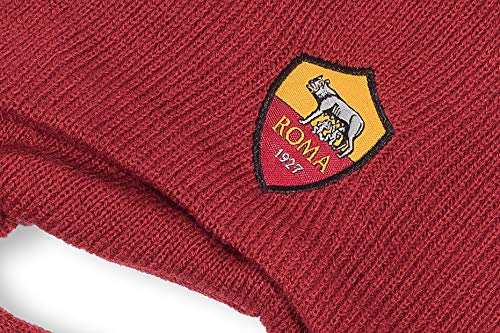 Set Cappello, Sciarpa E Guanti AS Roma Per Bambini - Taglia 3-8 Anni, Materiale Cotone E Poliestere - Foto 5