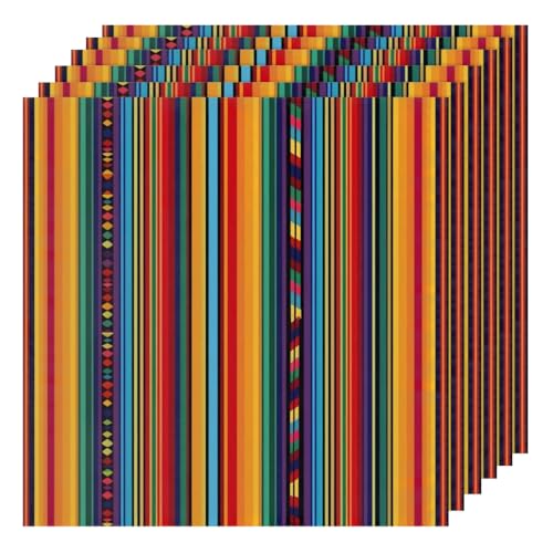 Servilletas de Tela Cinco De Mayo Set x4 Negro miniatura 2