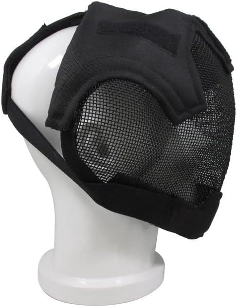 Tactical Airsoft Mask Outdoor Shooting Sports Full Face Protection Gear Metal Steel Wire Mesh