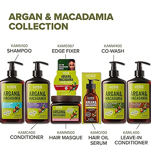 Kiss Color & Care Argan & Macadamia For Dry And Damaged Natural Hair (Leave-In Conditioner) #TOP4