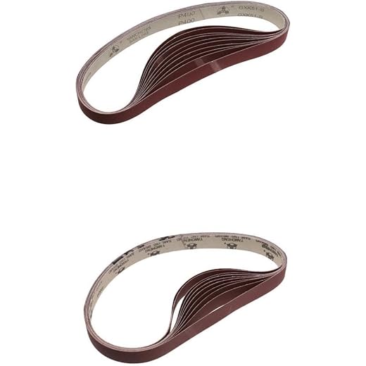 Abrasive Sanding Belts 30 20Pcs 400/600 Grit