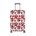 Produktbild Red Dice Pattern Gepäckabdeckung Gepäckkoffer Reiseschutz LGC-194 Größe M.