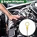 Oil Level Indicator Dipstick Compatible with for E-350 for Super Duty 1999-2017 Car Engines Tool Engine Oil Level Dipstick Oil Fluid Measure 1C2Z6750BB