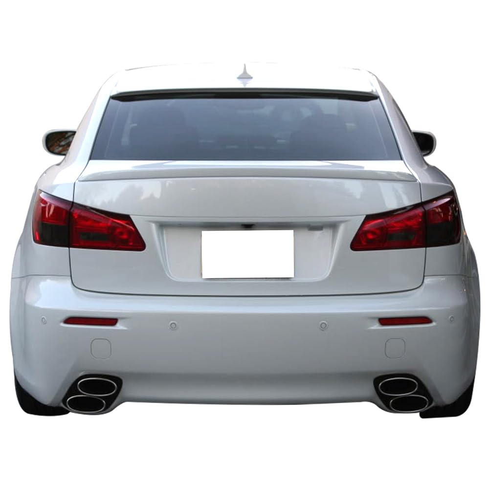 Pre-Painted Roof Spoiler Compatible with 2006-2013 Lexus IS250 IS350, Factory Style ABS Painted #20074 Glacier Frost Mica Rear Wind Spoiler Wing Available by IKON MOTORSPORTS, 2007