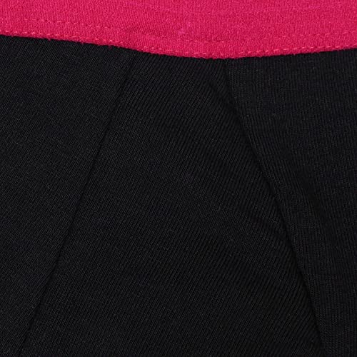 Image of DChica Period Panties Medium to Heavy Flow No Pad Required Anti Microbial, Absorbent Menstrual Underwear | Period Panty for Women & Girls Easy to Wash, Leak Proof, Reusable Briefs (Pack of 1) Black