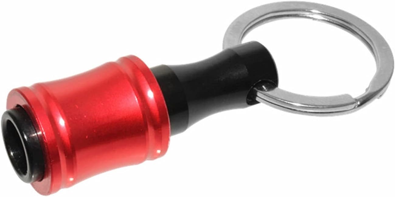 Hex Shank Screwdriver Bits holder,1/4inch Screwdriver Bits Holder Extension Bar Drill Screw Adapter with Keychain,Quick Release Screwdriver Bit,Suitable for drill, batch head and other to transfer