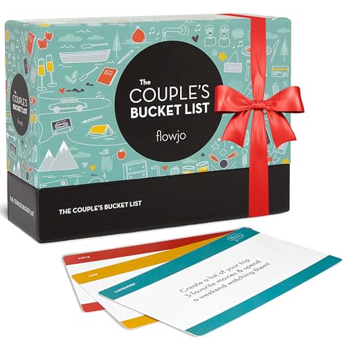 Flowjo Couple s Bucket List The Couple Games Couple Cards Date Night Gifts 100 Romantic & Adventurous Couples Date Ideas Reconnect, Bond, and Ignite The Spark...