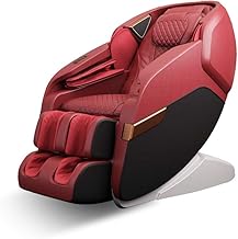 RoboTouch Echo Pro Zero Gravity Full Body Electric Massage Chair for Home use. Neck, Shoulder, Back Pain Relief| Body Stretch, Rollers, Heating, kneading, Back Rest,1 Year Onsite Warranty. (Red)