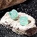 Stuppendux 2PCS Stone Flared Ear Tunnels Expander Plugs Stretcher Kit Gauge Stylish Body Piercing Plugs for Fashionable Individuals 2G 6MM