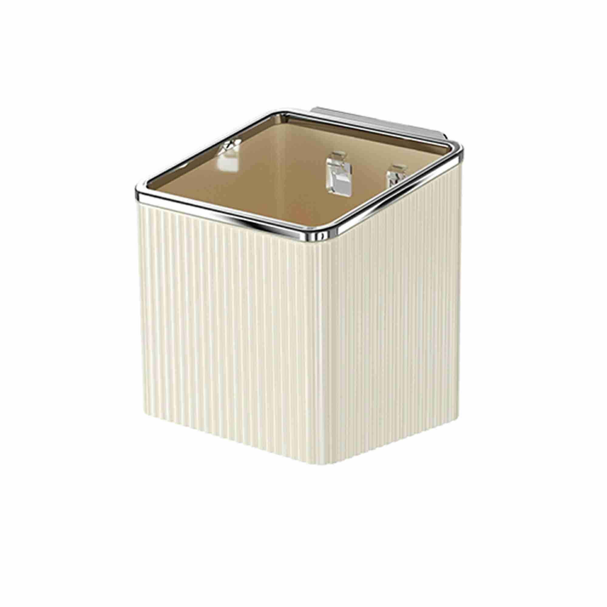 Pulreiush Floating Shelves Wall Bin Organizer Adhesive Wall Mounted Plastic Storage Organizer No Drilling Hanging Storage Containers Makeup Organizer