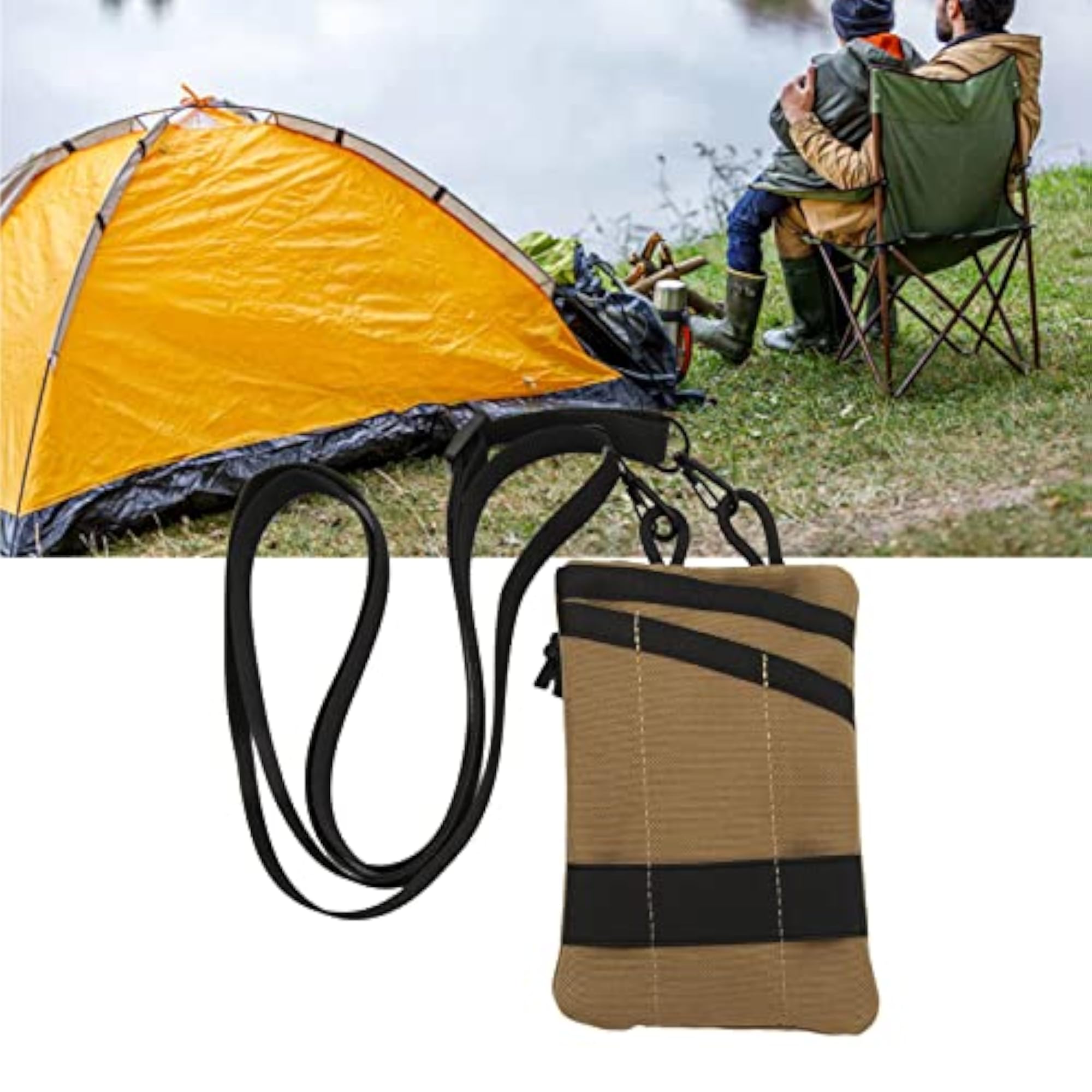 Portable Tear Resistant Outdoor Wallet Bag, Khaki