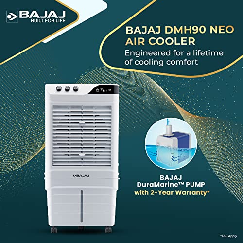 Bajaj DMH 90 Neo 90L Desert Air Cooler for home with DuraMarine Pump (2