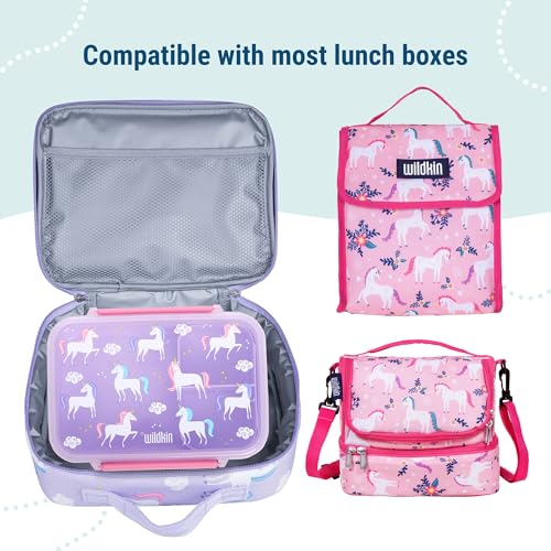 Image of Wildkin Reusable Food Container for Kids - Airtight, Leak Resistant, Dishwasher Safe - Unicorn