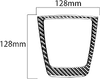 Vista 5 de Adhesivo de fibra de carbono real para el panel de cambio automático, accesorios de decoración para consola central interior, compatible con Z4 E89