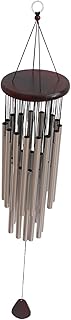 CIYODO 1Pc Madeira Maciça Bronze Sinos De Vento Sinos De Vento De Fada Sinos De Vento Sinos Sino Acabamento De Metal Decoração De Madeira DIY Sinos De Vento Sino De Vento De Madeira