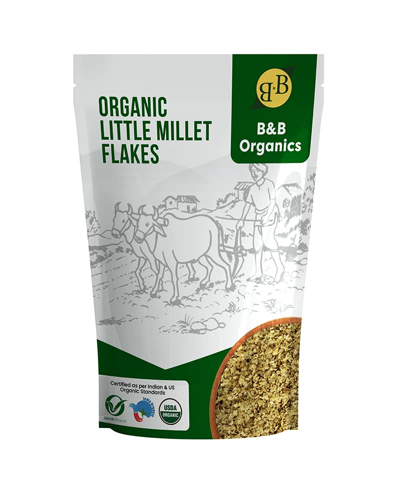 B&B Organics Little Millet Flakes (500g)/ Traditional Millet flakes/Saamai Aval (B08GPRZKDL) Amazon Price History, Amazon Price Tracker