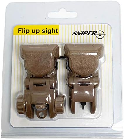 Miniatura 4 de Vista de respaldo abatible de polímero mira delantera y trasera