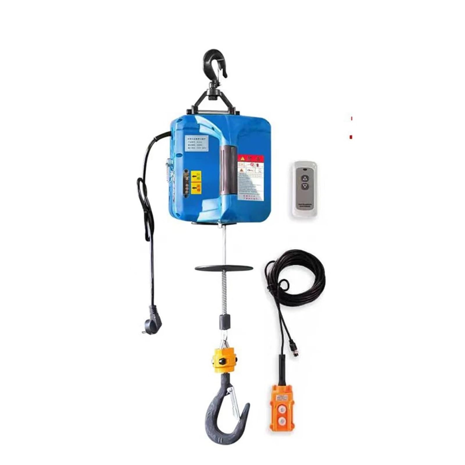 Paranco elettrico portatile da 500 kg di carico, paranco elettrico portatile, paranco di trazione, piccola gru, paranco per decorazioni domestiche, attrezzo di sollevamento, paranchi elettrici (manu