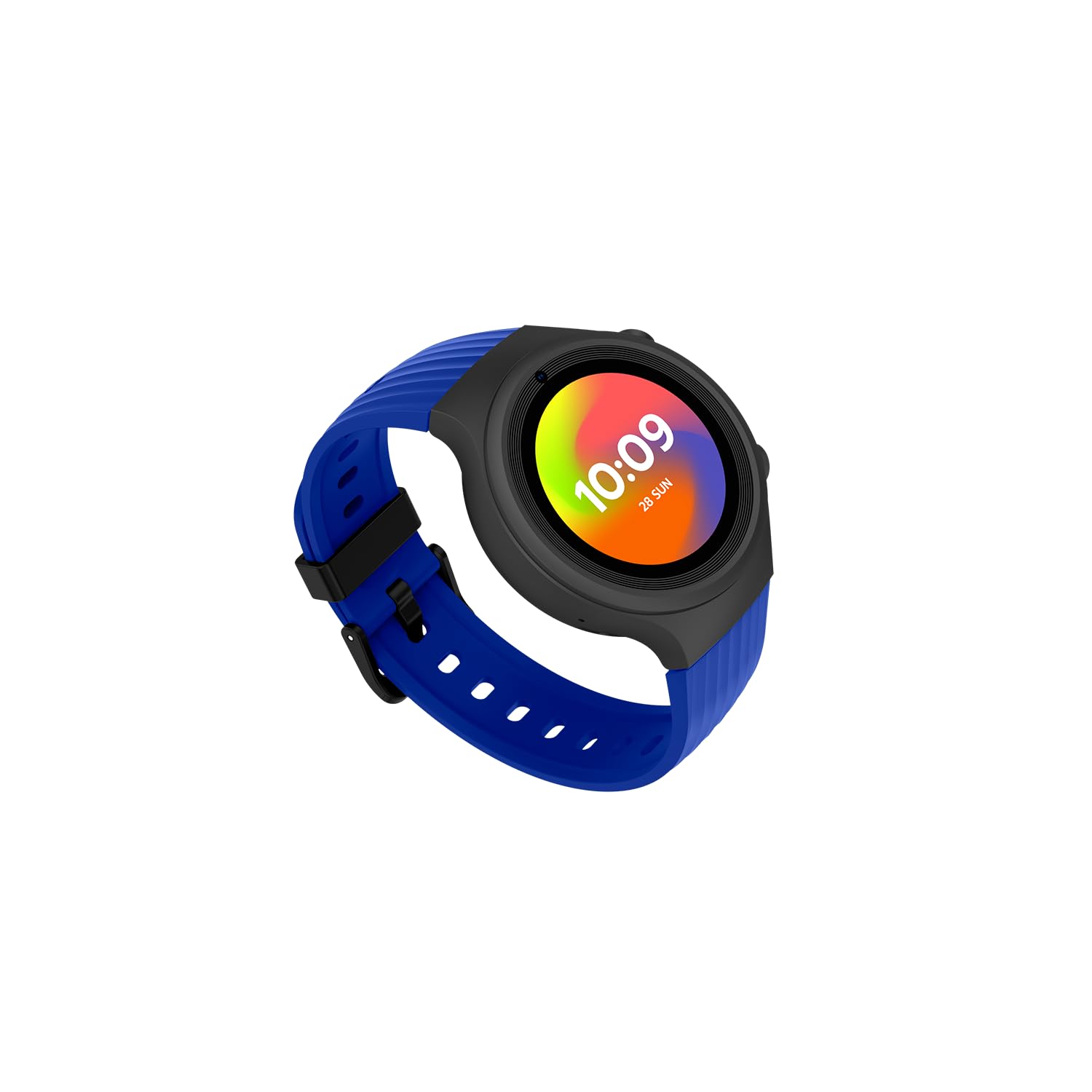 SPC Smartee 4G Junior - Smartwatch bambini con GPS, videochiamate e tasto SOS | Display da 1,2", doppio braccialetto blu e nero, modalità tracker | Modalità scuola | Gestito via app Smart Clan