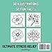 Bold and Easy Coloring Book for Adult & Kids : Floral Stress Relief: Large prints of 50 Flowers with Big and Bold Designs for Maximum Relaxation