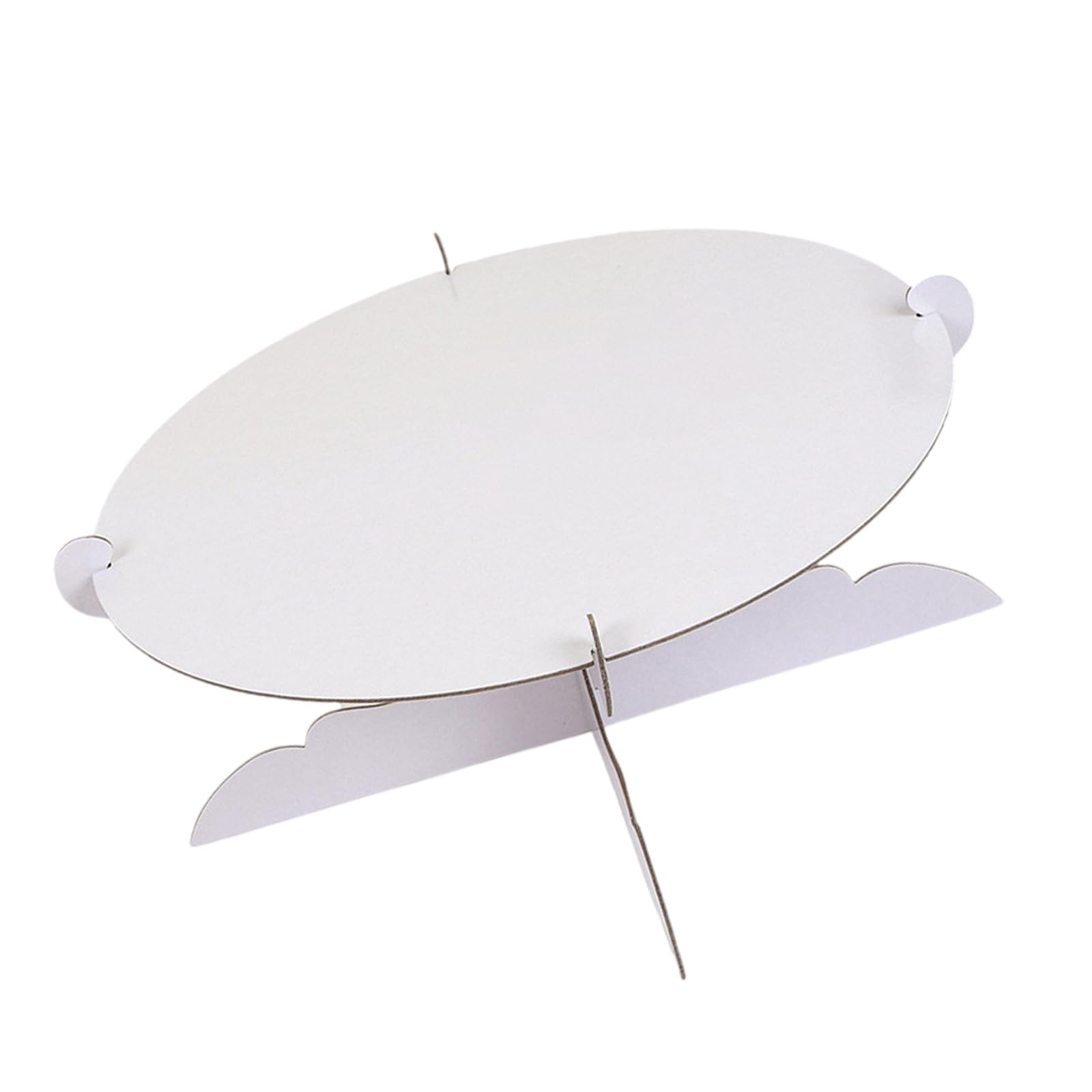 Nucelit Dessert Serving Tray Multipurpose Portable Display Plate for Pastries Snacks Birthday Celebration Outdoor Gatherings Elegant Paper Dessert Tray