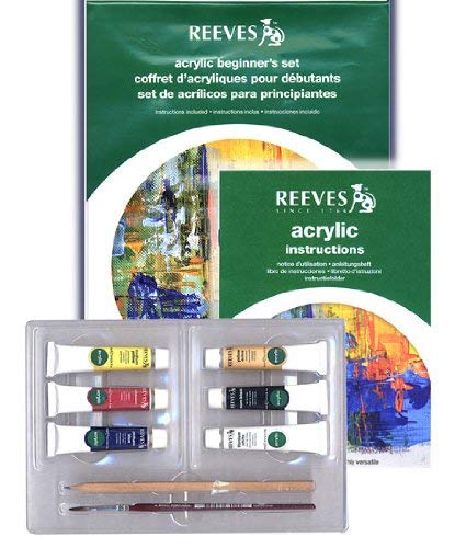 Artist's Acrylic Paint Set for Beginners (1 Set)