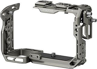 TILTA FX3 FX30 Cage Compatible with Sony FX3 FX30, Full Camera Cage with HDMI Cable Clamp Attachment - Titanium Gray TA-T16-FCC-TG