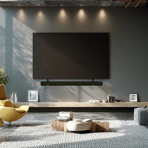 Maclean MC-914 Universal Soundbar Halterung bis 15kg Lautsprecherhalterung für die Montage unter oder über TV – Bild 5