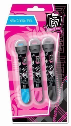 Monster High Colouring Roller Stamper Pens Art Set Party Gift
