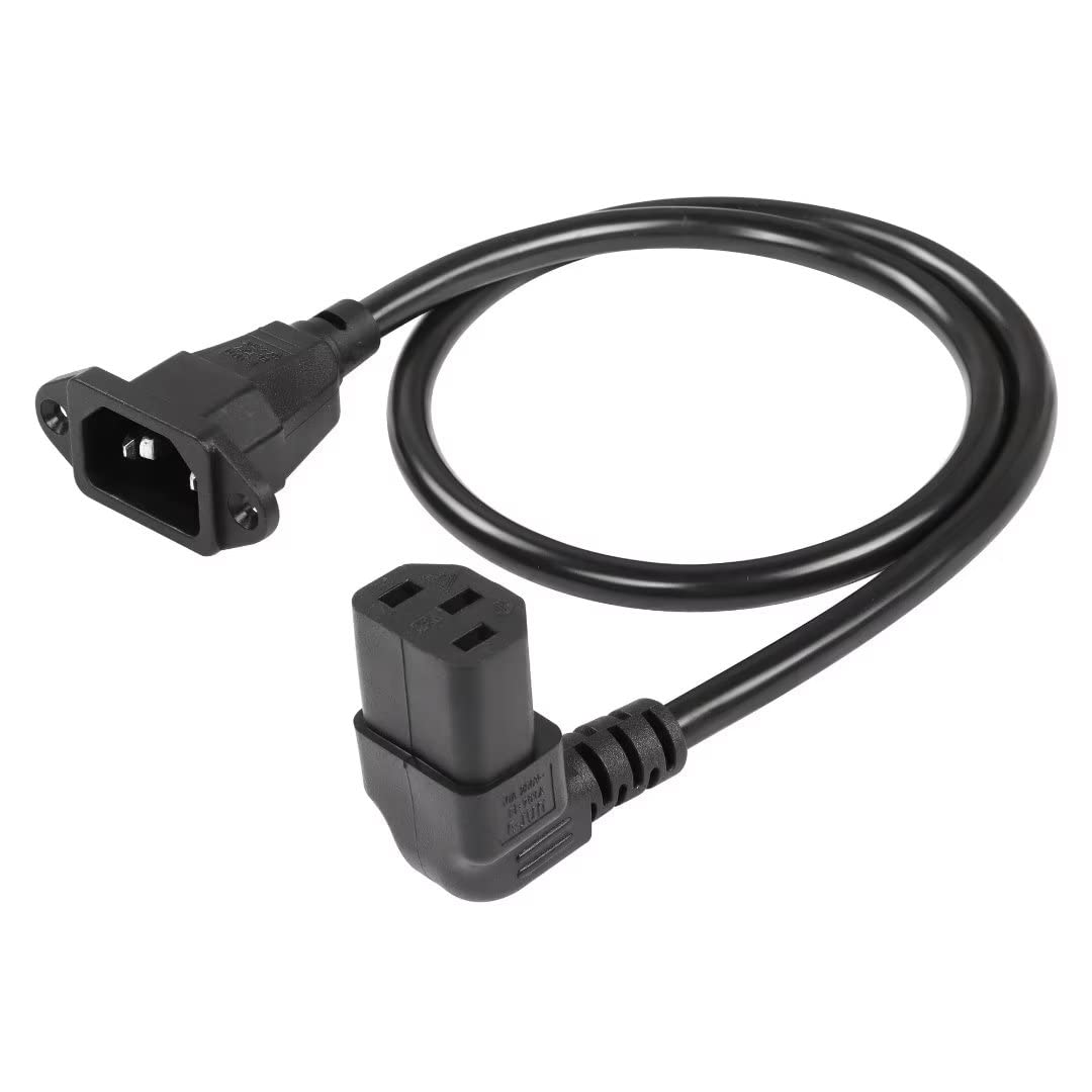 Amazon.co.jp: CERRXIAN IEC 320 C14 オス C13 メス アダプター PDU