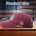 Tarpop 6 Pcs American Flag Baseball Cap Tactical USA Flag Hats Adjustable Washed Us Flag Cap for Men Women(Retro Color,Stylish Style)
