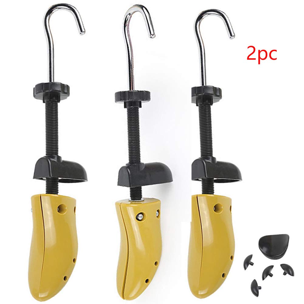 Schuhspanner 2 Teile/Pair breite 2 Way dehnen länge männer Frauen einstellbare Shaper Schuh träger 870 (Color : Natural, Size : Man L)