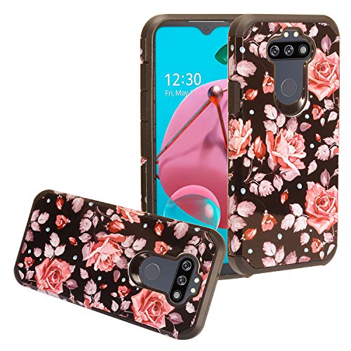 CELZEN - for LG Aristo 5, K31 Rebel, Tribute Monarch, Fortune 3, Phoenix 5, Risio 4, K31, K8X - Image Phone Case - AD1 Pink Rose