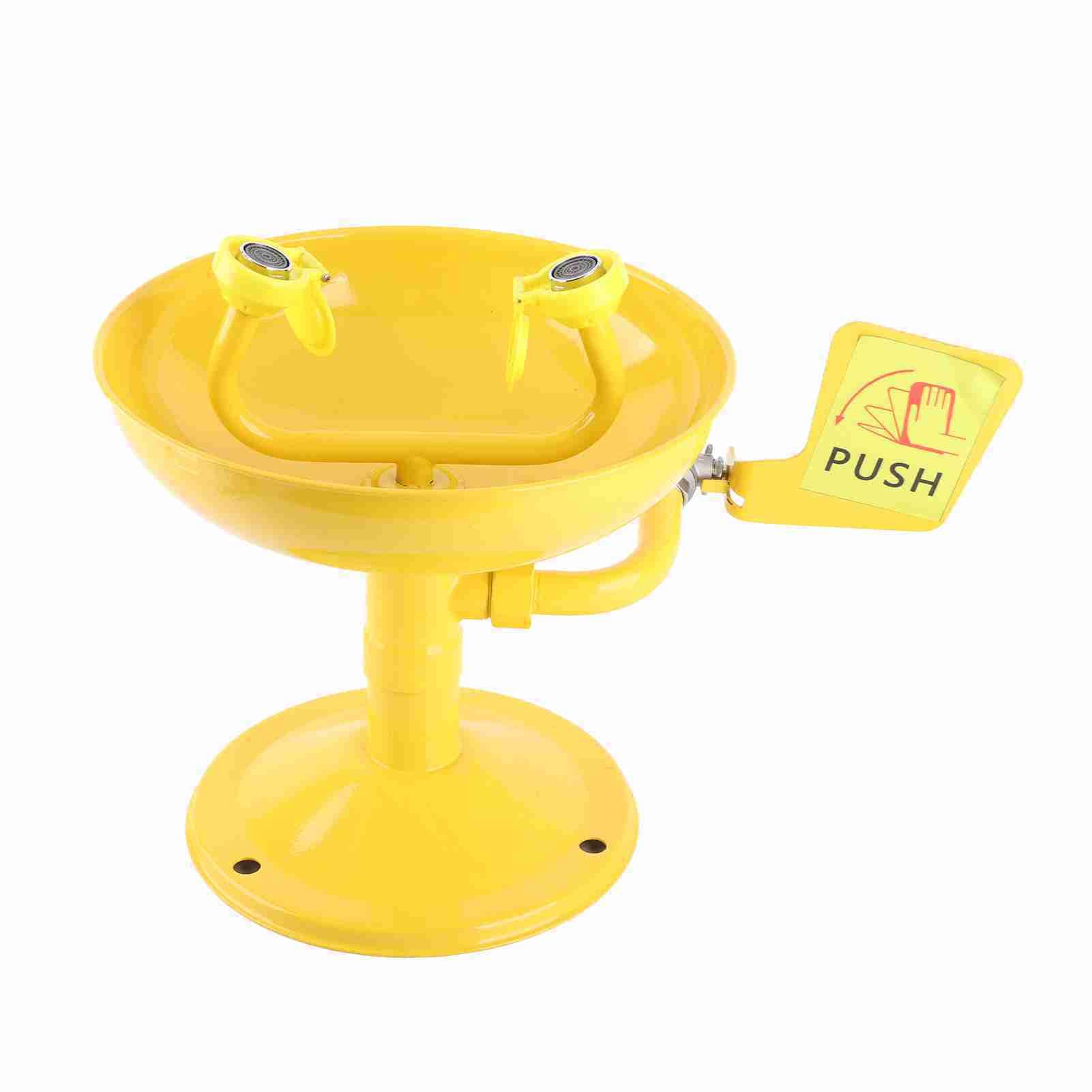 Fafeicy Lavabon Oculaire Mural, Douche Oculaire D'urgence en Acier