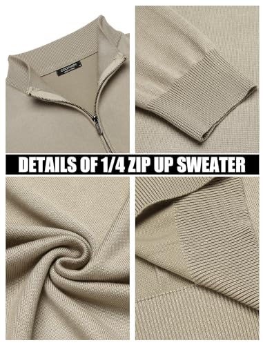 Pull à col roulé en coton Coofandy pour un style casual chic au bureau