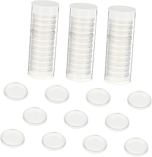 VILLCASE 88 Peças Fichário Fivela Escritório Placa Branca Mini Cogumelos Fichário Preto Fichário Fivelas De Encadernação Mini Disco Fichário Anéis Folha Solta Fichário Disco Encadernação