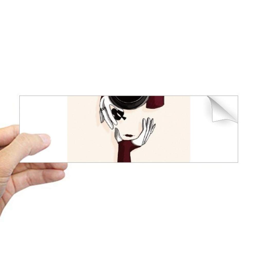 Sticker rectangulaire pour fenêtre masquer vis-à-vis motif cartes à jouer