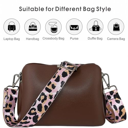 Image of Replacement Purse Strap Shoulder Strap Adjustable Crossbody Strap for Women Crossbody Wide Shoulder Bag