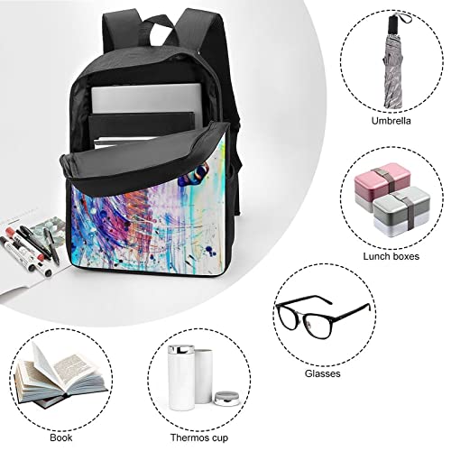 Mochila de caballo 3D unisex de 42x30x13cm para uso escolar y juvenil 6