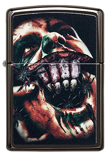 Zippo Villain Encendedor metálico plateado miniatura 2