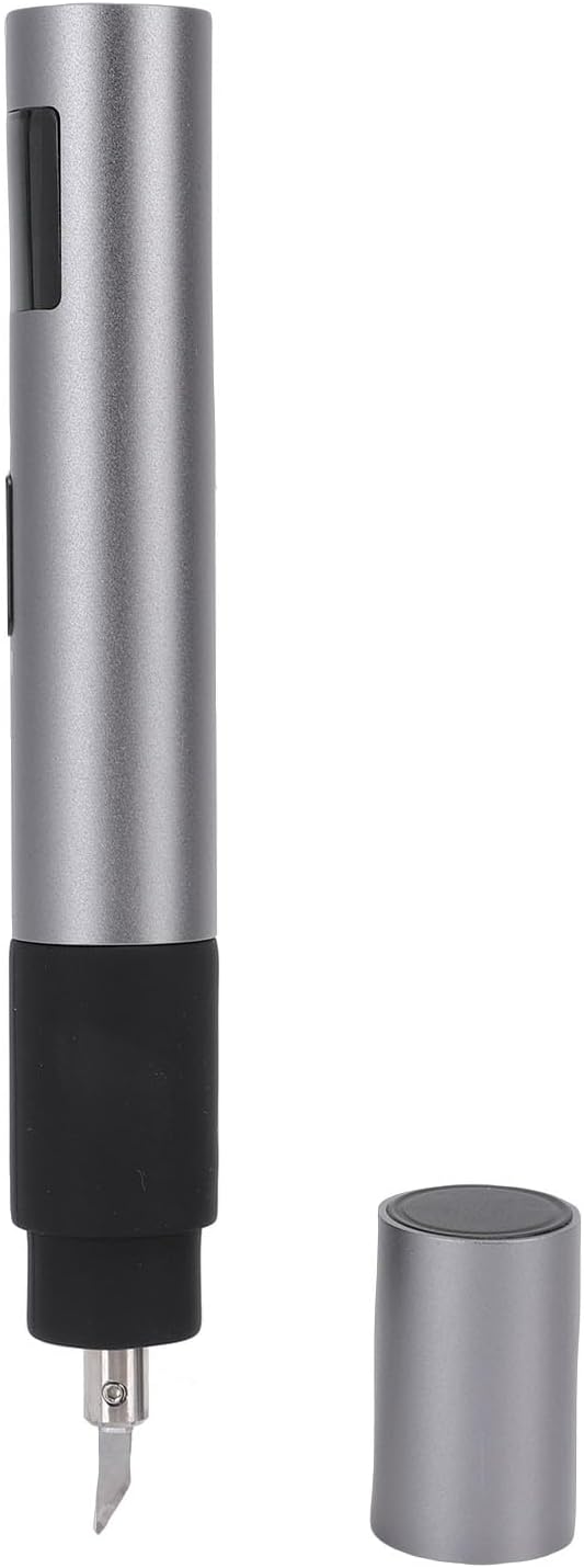 Precise Ultrasonic Cutter 3D Printing Electric Cutting Tool, 40KHz Handheld with LED Light, 50 Blades for Plastic, Wood, Resin