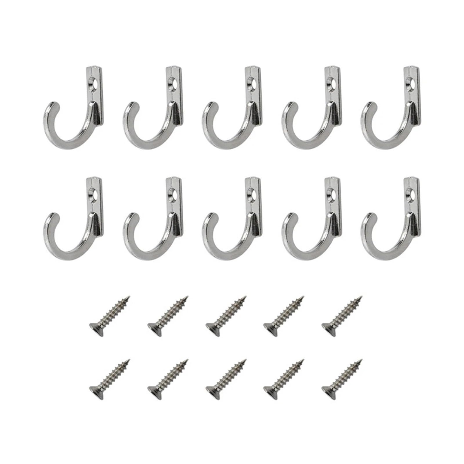 Suodebyy B Coat Hooks Wall Mounted 10Pcs Small Hooks Wall Hanger