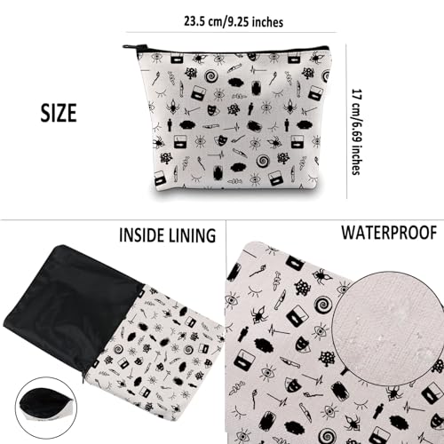 PYOUL Fiction Podcast Inspired Gift The Magnus A Makeup Bag Horror Podcast Fan Cosmetic Bag Fifteen Fears Gift (The Magnus A -B) - Image 3
