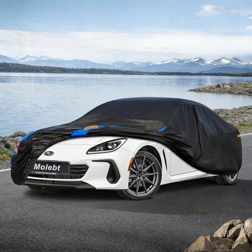 Image of Custom Fit Coupe Cover for Subaru BRZ, Toyota 86 & GR86 (2013-2026), Upgraded Waterproof All Weather Outdoor Sports Car Cover with Driver Door Zipper, UV /Snow /Dust Protection