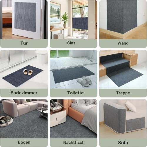 Trimmbare Selbstklebende Kratzschutz-Matte für Sofa & Wand, 60x200 cm – Katzenkratzteeppich mit Schutzfunktion, DIY Couchschutz für Möbel – Ansicht 6