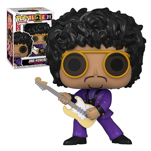 Funko Pop! Rocks: Purple Jimi Hendrix (SDCC’23), Figurine en Vinyle à Collectionner – 70284 - Les Beatles, Paul McCartney, John Lennon, RIngo Starr, George Harrison Funko Pop! Rocks: Purple Jimi Hendrix (SDCC'23), Figurine en Vinyle à Collectionner – 70284 – Image 5