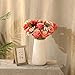 JUSTOYOU Ramo de Rosas Artificiales de Seda arreglos Florales para el hogar,...